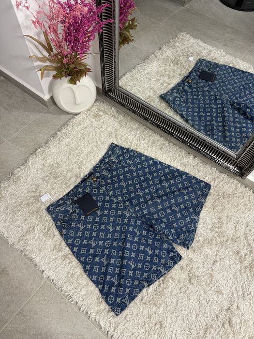 Blugi scurti Louis Vuitton colectie noua Premium