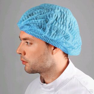 Шапка шарлотка колпачок одноразовый медицинский