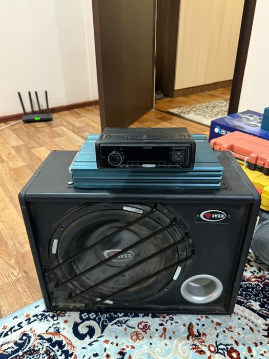 Усилитель Мафон и Пара колонок