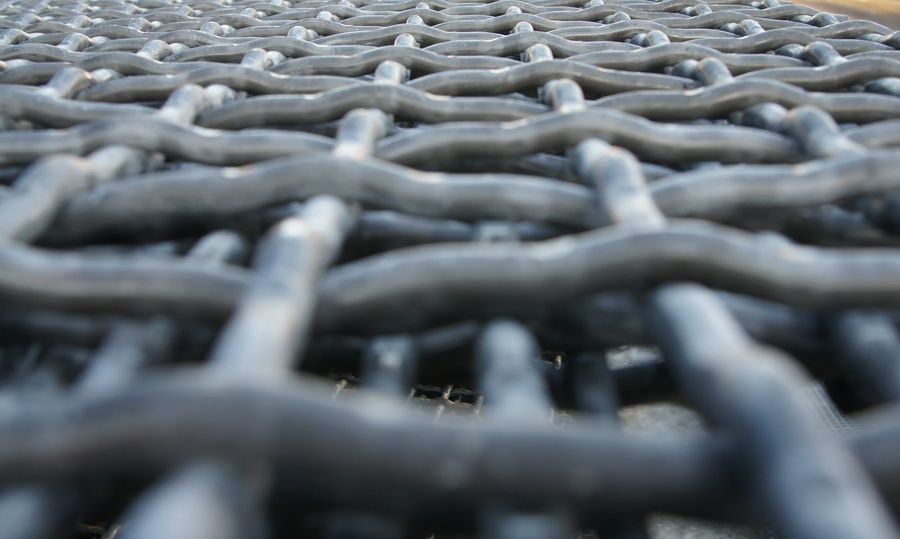 Сито, сетка (элак) промышленная, рифленная для грохота (дробилка)