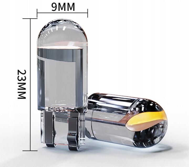 Kрушки led t10 бели 2броя w5w 12xsmd 2835 12v flyseen fls6000 ...