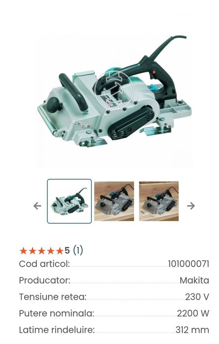 Rindea makita, latime lucru 31 cm