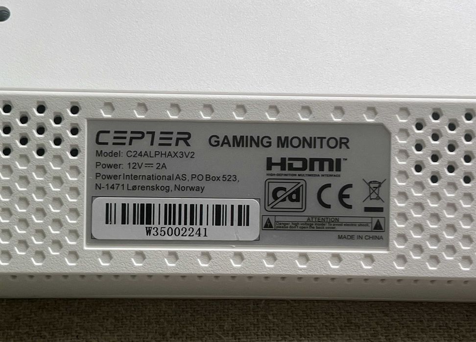 Monitor Gaming Cepter Alpha X3 V2 24 IPS 144Hz 1ms HDR FreeSync FHD