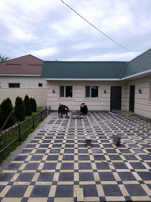 Укладка брусчатки