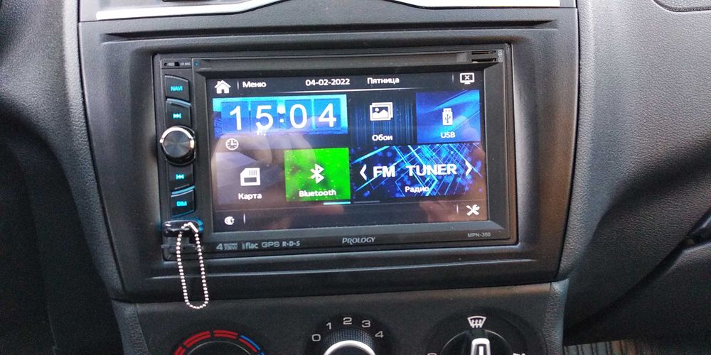 Магнитола. Мультимедийный центр для Лада Гранта ФЛ, Lada Granta FL.