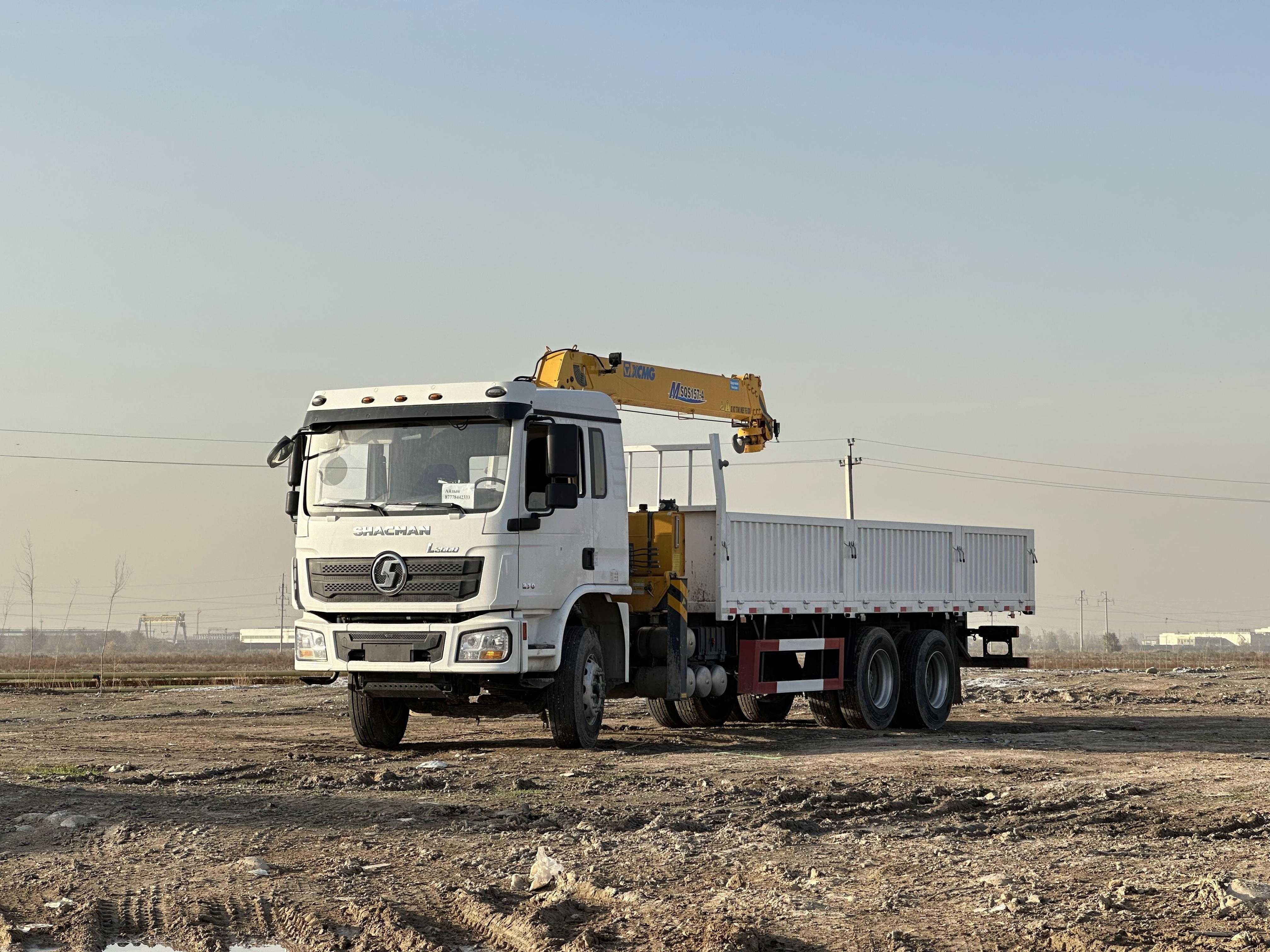SHACMAN L3000-XCMG 6,3т ва 12 тонна 2023й кран МАНИПУЛЯТОРЛАР СОТУВДА ...