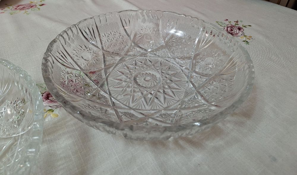 Хрустальные фруктовницы