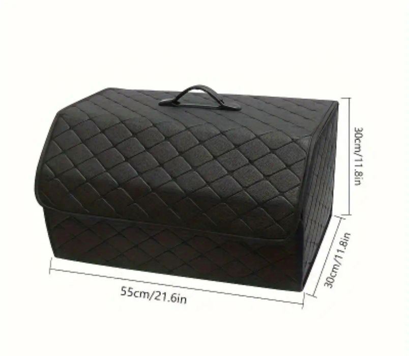 Премиум органайзер за багажник от еко кожа - Подходящ за джипове и SUV