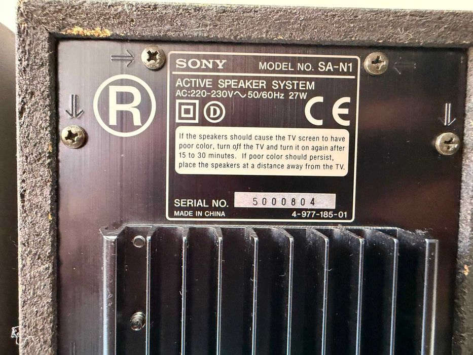 Boxe Sony SA-N1 – Amplificare Integrata Sunet Hi-Fi Raritate Colectie