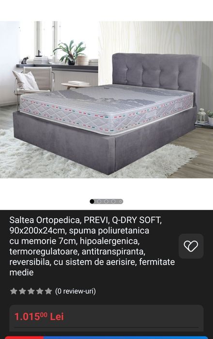 Pat supraetajat XXXLutz cu saltele incluse
