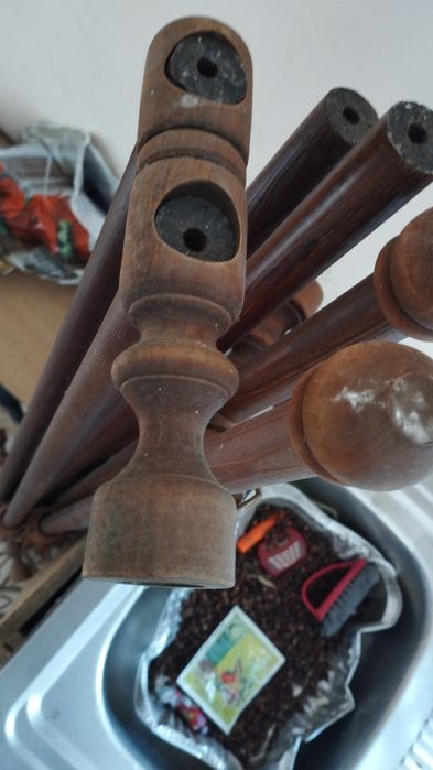 Гардины дерево 3 пары