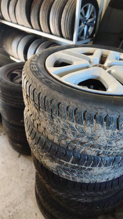 Jante 16 Megane 3 ,4 anvelope iarna 205.55.16