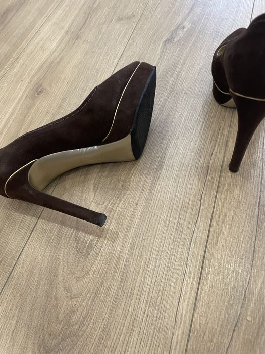 Туфли замшевые