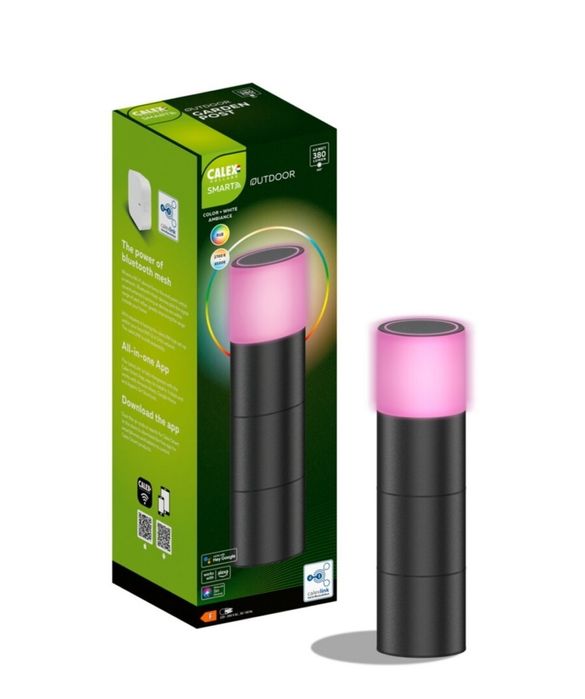 Lampa Gradina Calex Inteligenta Smart Pedestal RGB + Alb Cald 4W IP44