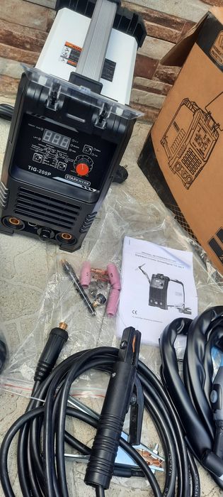 Заваръчен Апарат  STAHLWWRK 200AMP елкрожен/Аргон