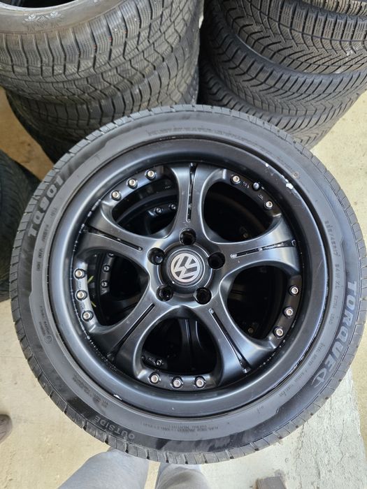 Джанти с гуми 5×112/17 vw golf pasat sharan touran