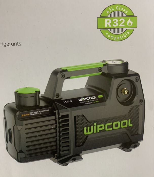 Pompa vacuum vid 2 stagii 15 microni manometru electrovalva  42L/min