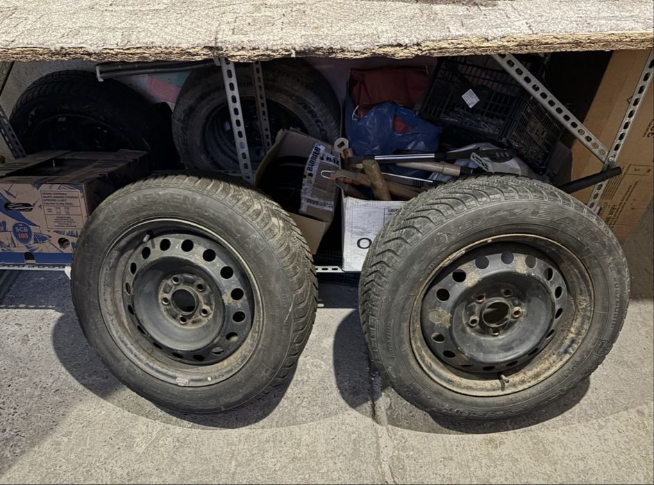 Set 4 cauciucuri+jante 205/60/16