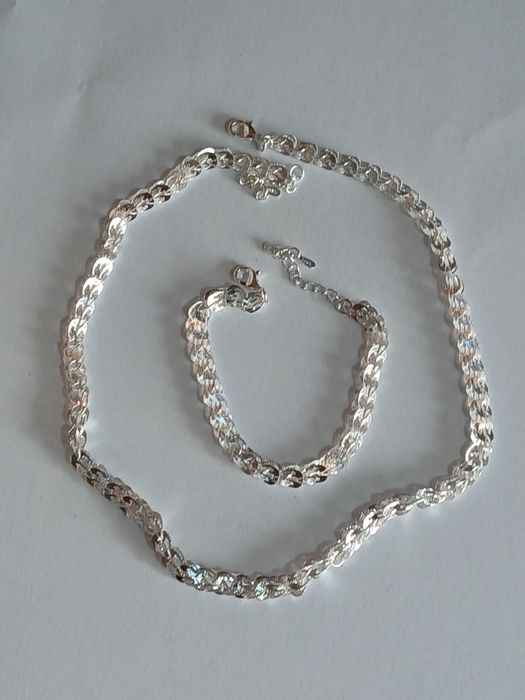 Set colier și brățară din Argint S925
