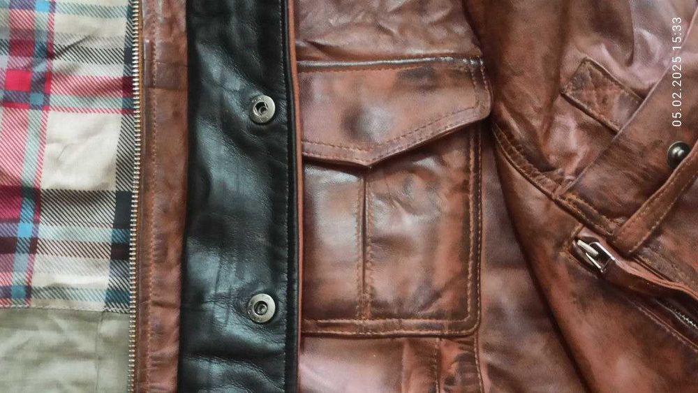 Кожаная куртка Пакистан XXL