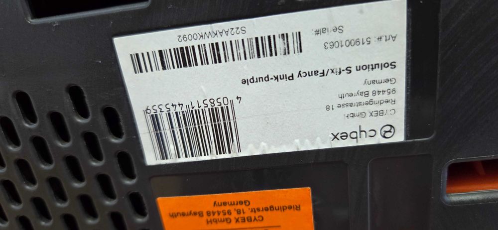 Детское автокресло Cybex Solution S-Fix, ISOFIX, 15–36 кг