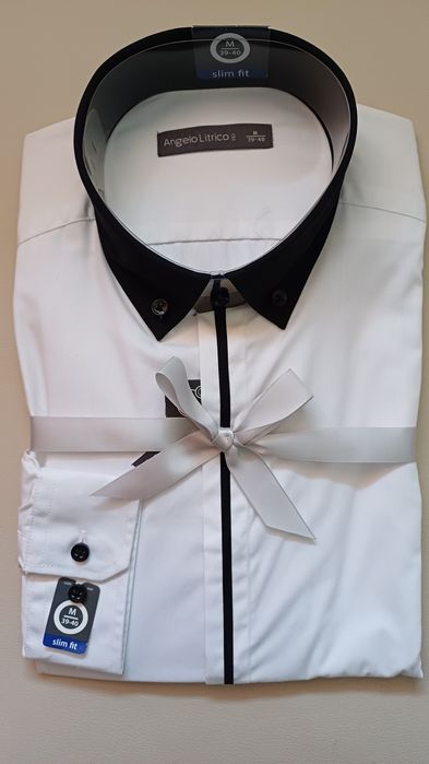 Cămăși slim mânecă lungă noi, cu etichetă