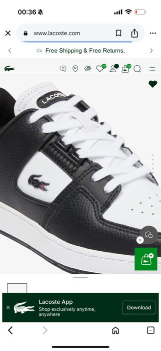 Кеды Lacoste женские