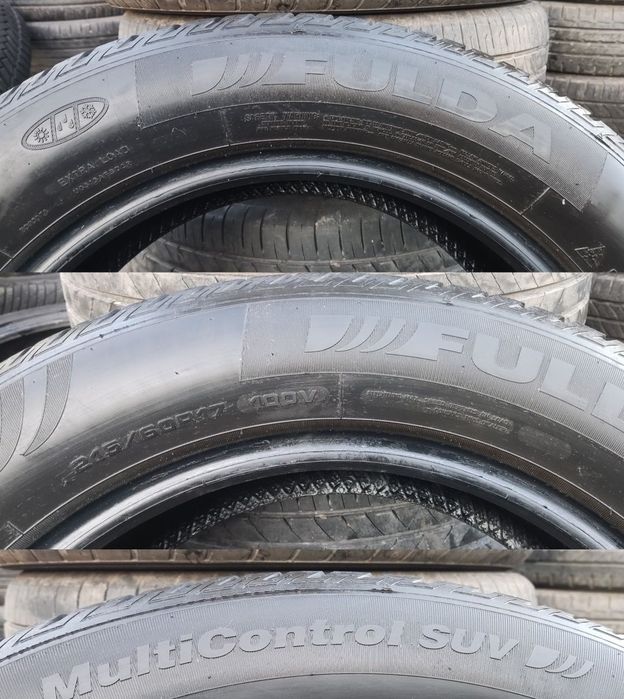 2бр. всесезонни гуми 215/60/17 Fulda Multicontrol Suv
dot24
7mm