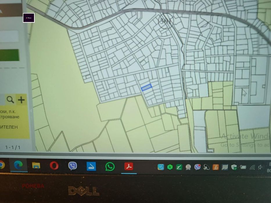Парцел в Варна, област-с.Левски площ 1198 цена 25100