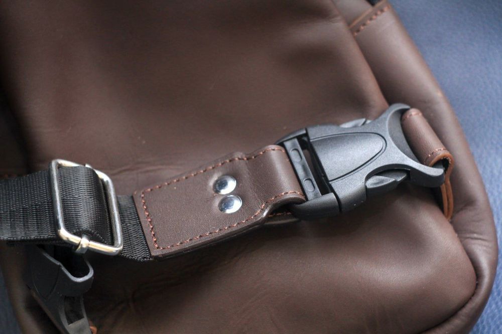 КожаннаяСумка через плечо Слинг