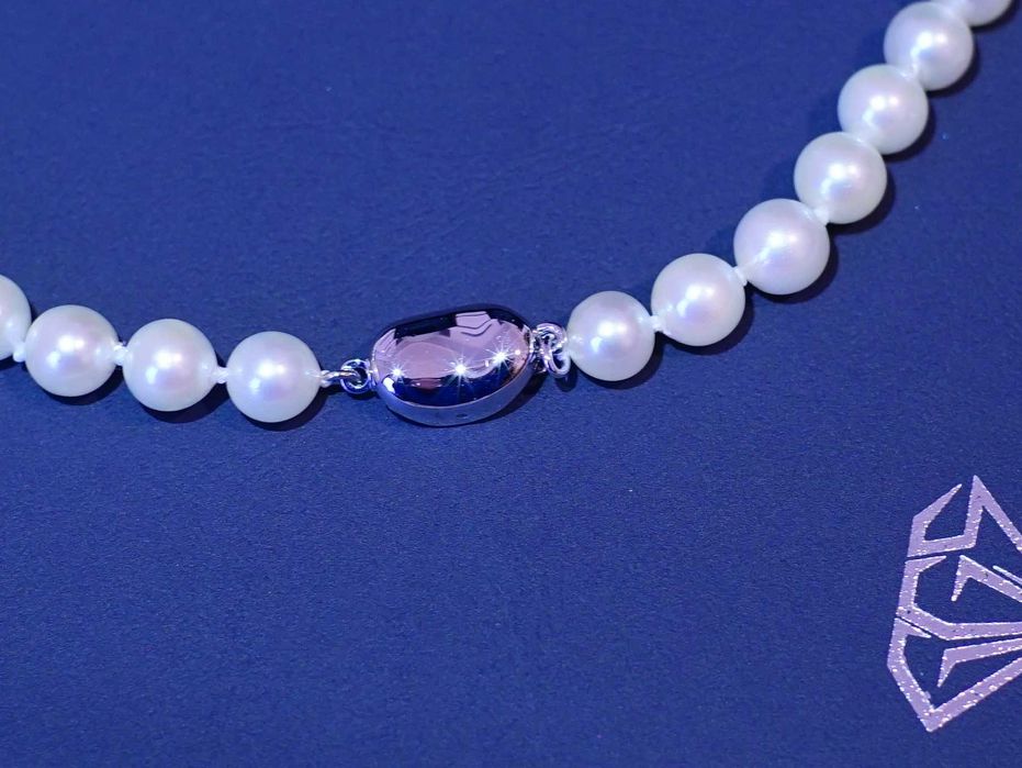 Colier Perle Akoya 6.5mm Certificat ( mikimoto cartier chanel )