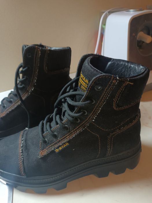 Боти g-star 37 тъмно сини денимкъм черно