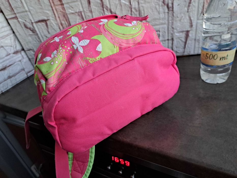 детска раница Adidas-малка розова,текстилна чанта,адидас