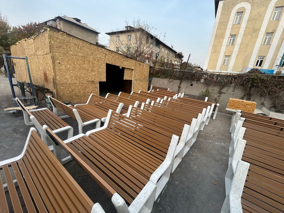 Скамейки урны мрамор