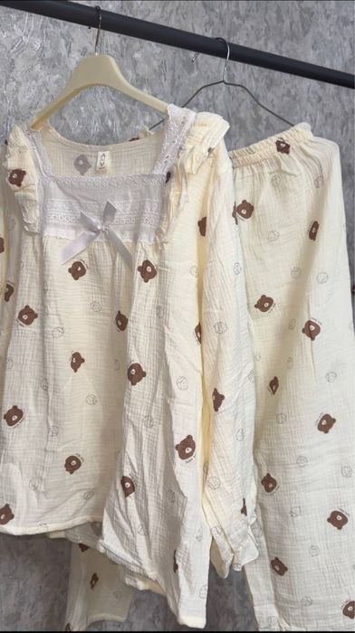 Муслиновые, хлопковые пижамы