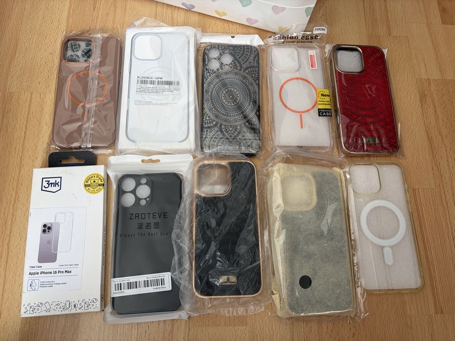 Pachet Huse Iphone 16 Pro Max