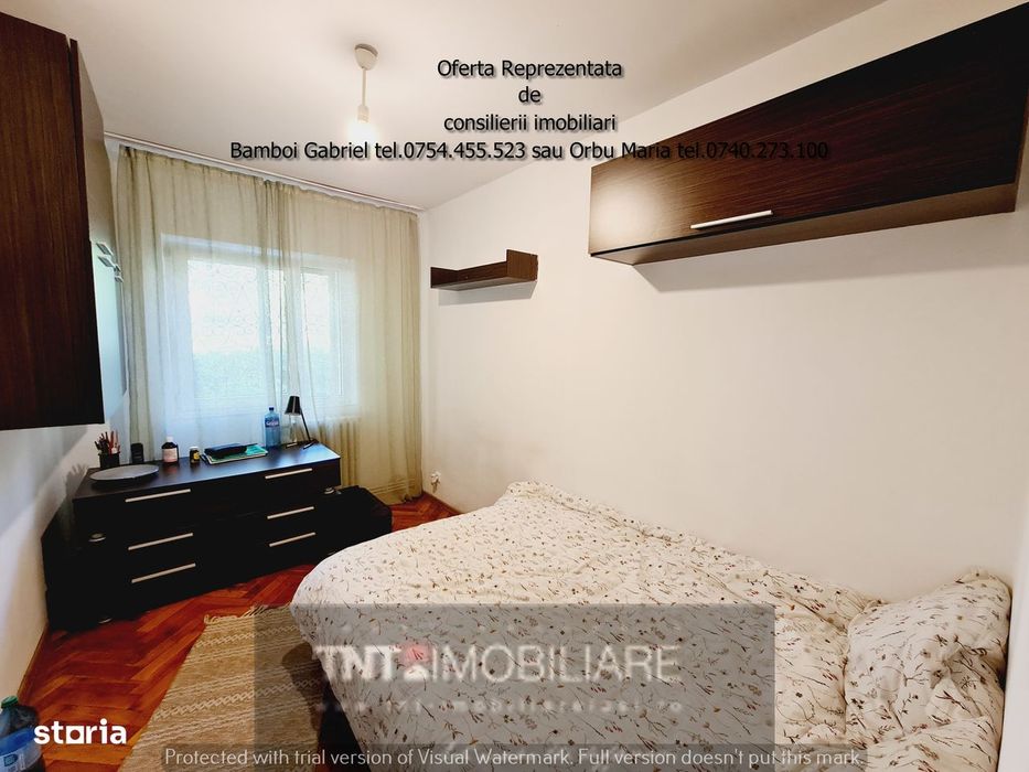 Apartament 3 camere decomandate –Central (Tg. Cucu - Podu de Fier)