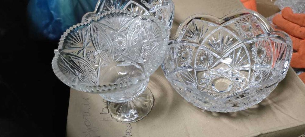 Вазы хрустальные советских времён