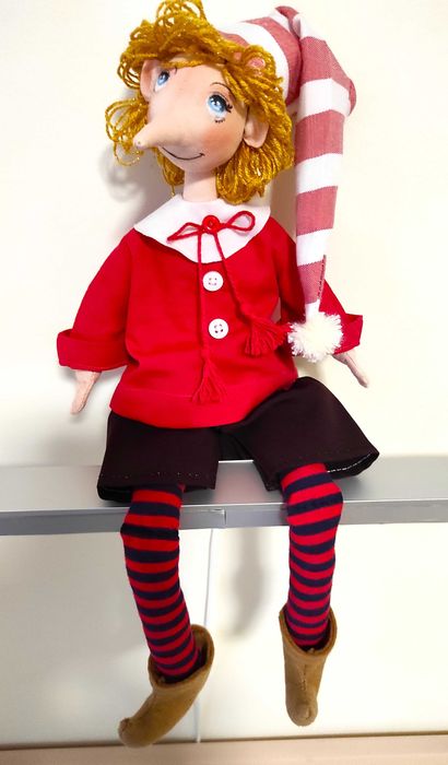 Кукла Пинокио. Ръчна изработка.