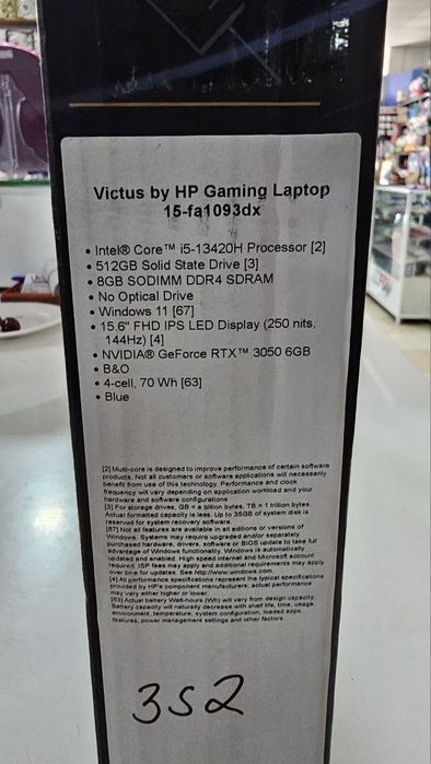 hp victus gaming laptop