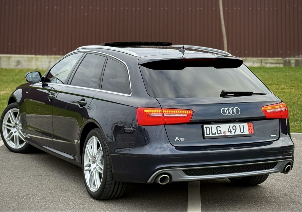 Audi A6 2012 3.0 TDI QUATTRO, 3xS-line , panoramic,distronic! Top!