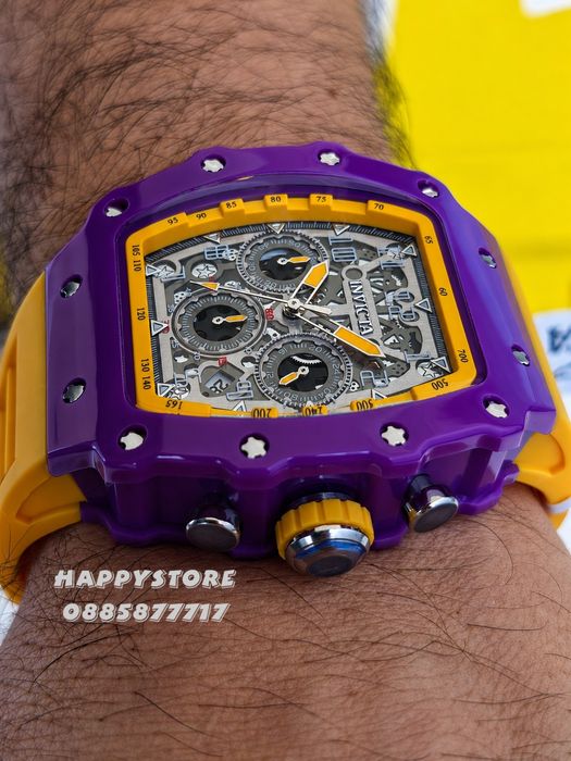 INVICTA Racing Nitro purple 44 mm, Инвикта нов мъжки часовник