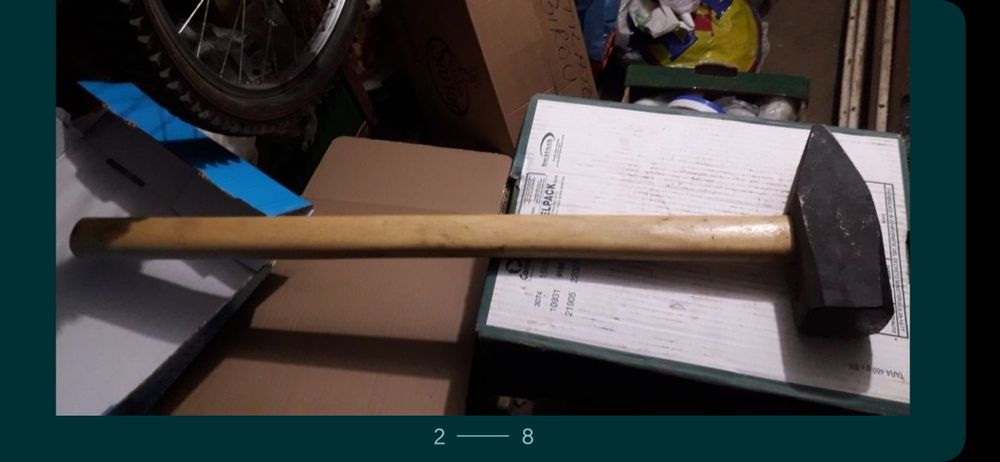 Vand de marimi diferite plus coada de rezerva ciocane de la 200gr.-5kg