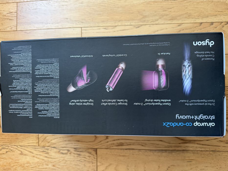 Dyson Airwrap Co-anda2x Straight+Wavy Nou Sigilat Ceramic Pink