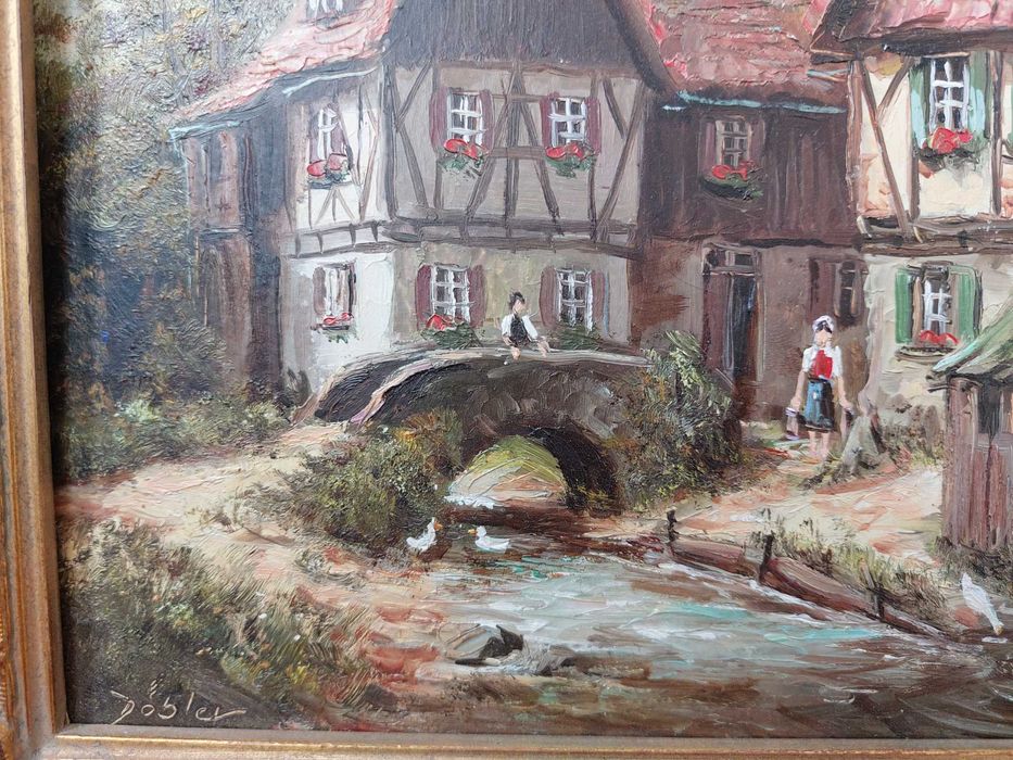 Tablou original Erich Döbler peisaj