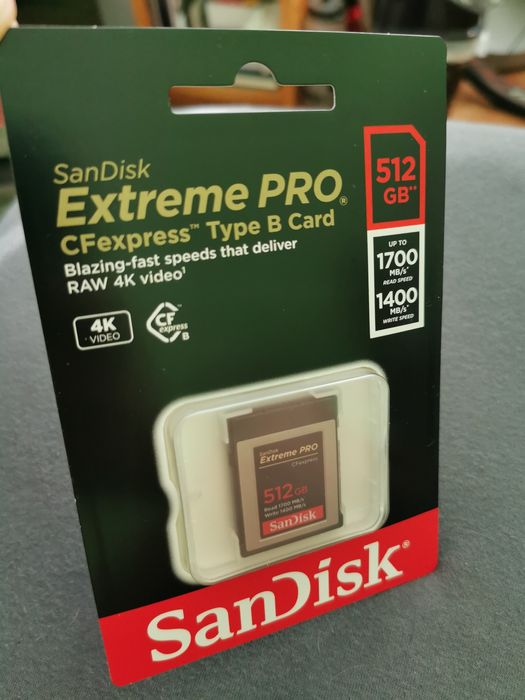 SanDisk Extreme Pro CFexpress 512GB type b
