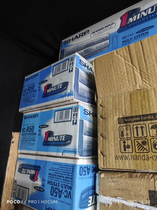 Видеомагнитофон Sharp vc-a50. Новые