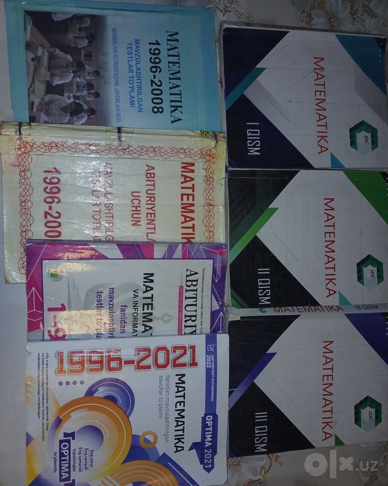Kitoblar sotiladi matematika
