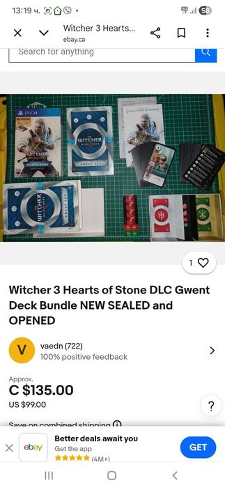 The Witcher 3: Hearts of Stone PS4 Playstation