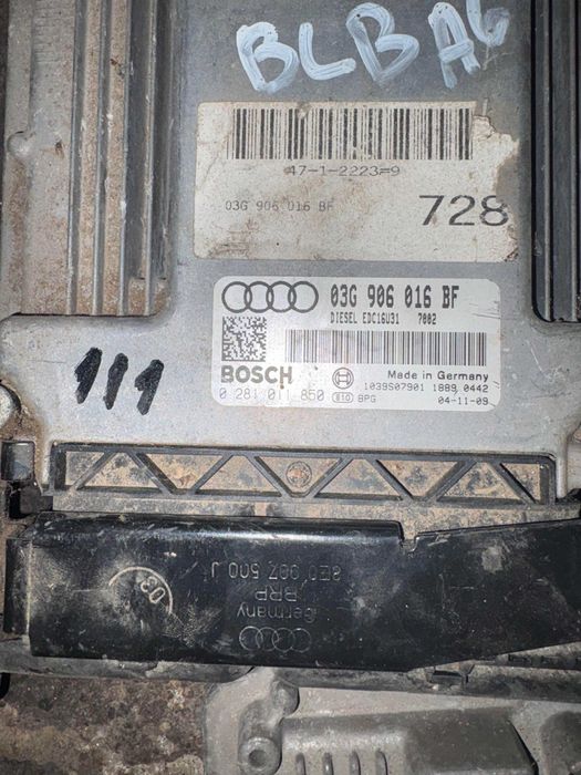 Компютър еку Ауди А6 2.0тди 140кс ecu електронен блок двигател